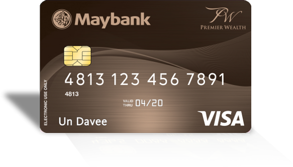 premier black visa debit card